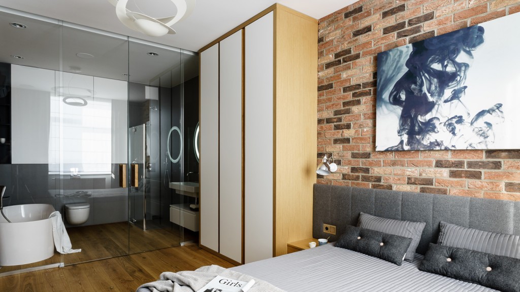 Bedroom Apartment in Gdynia by Dragon Art