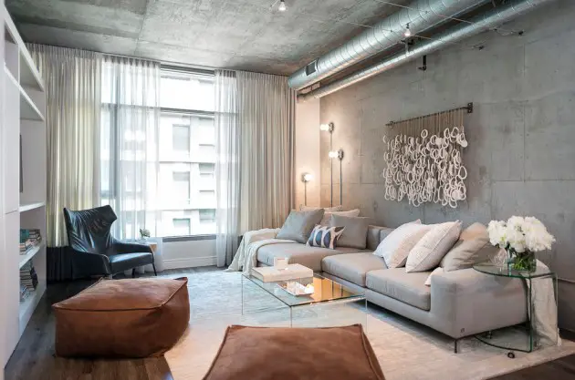 Beautiful Industrial Living Room Designs