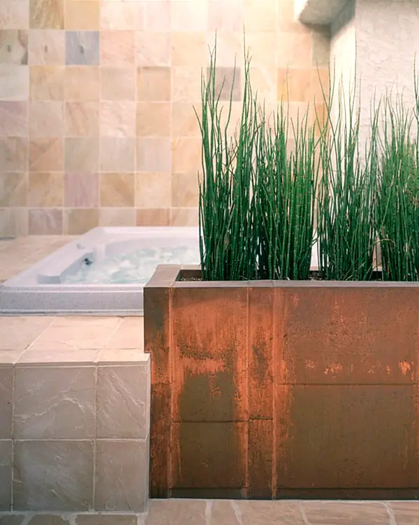 Built-in-bathtub-planter
