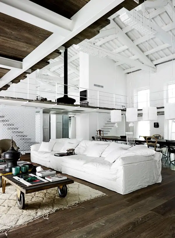 Living room industrial style