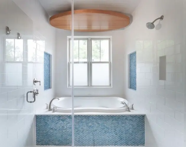 blue tiles for bathroom