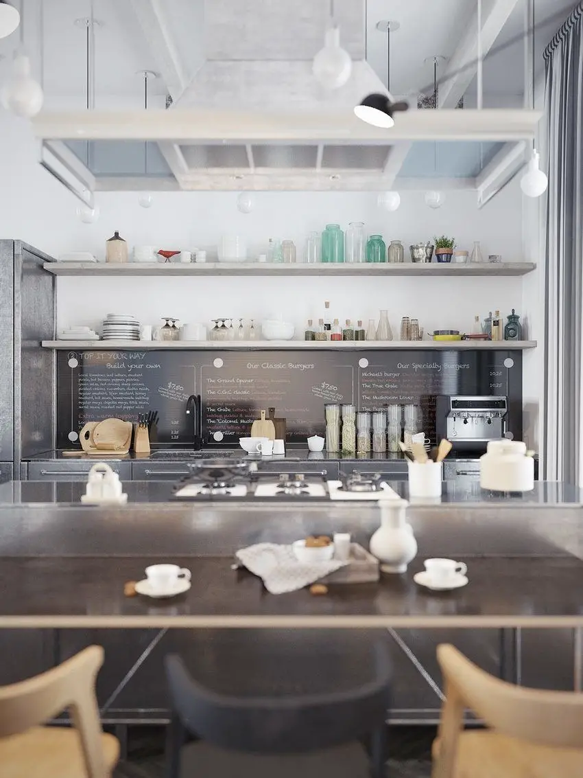 Kitchen, A Scandinavian Home with Industrial Finds (2)