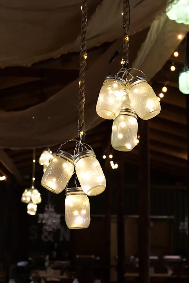 DIY LED Mason Jar Lights