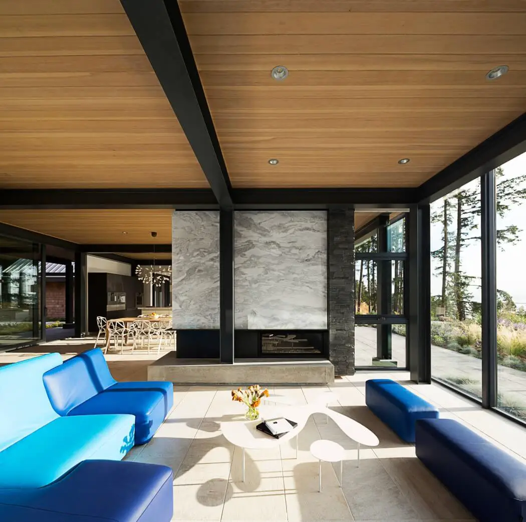 Living Room, Collingwood Residence by Frits de Vries Architect
