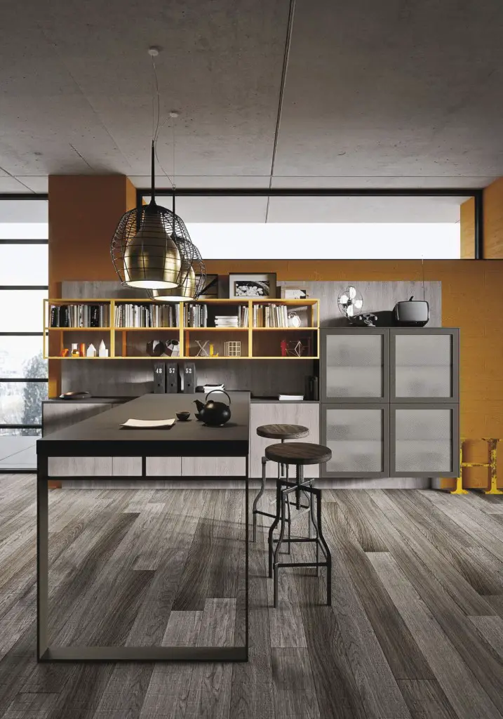 Beautiful Modern and Industrial Kitchen
