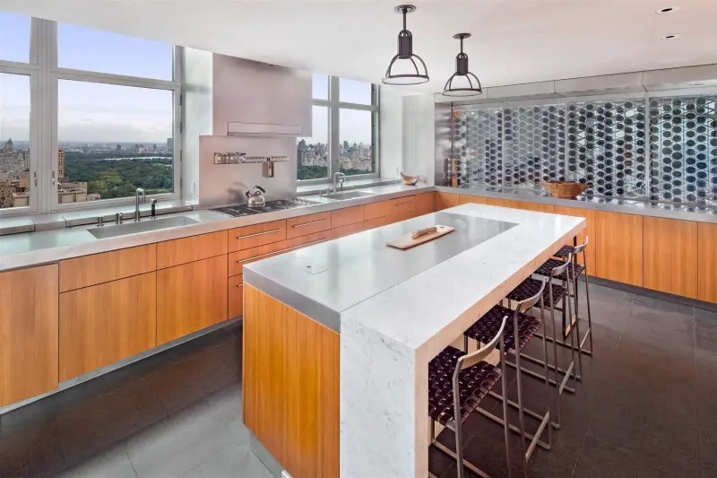 Bright Kitchen, Exclusive Duplex Penthouse in Manhattan
