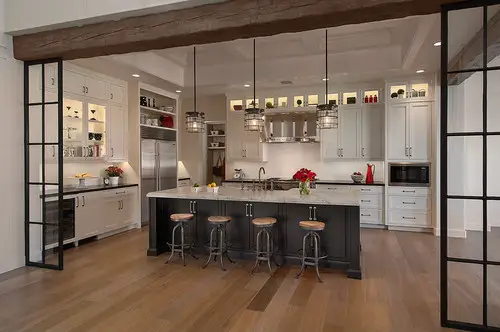 Luxury large kitchen by DeCesare Design Group