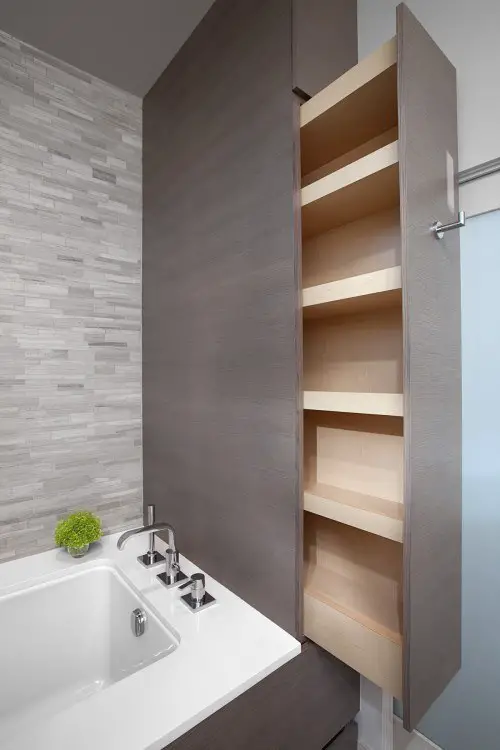 Creative DIY Storage for bathroom