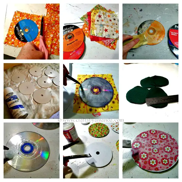Recycled CD coasters, Do It Yourself