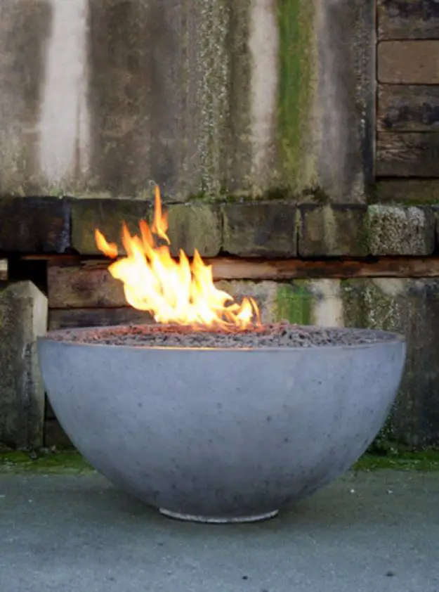 DIY Concrete Pit Fire Bowl, DIY Fire Pit Ideas
