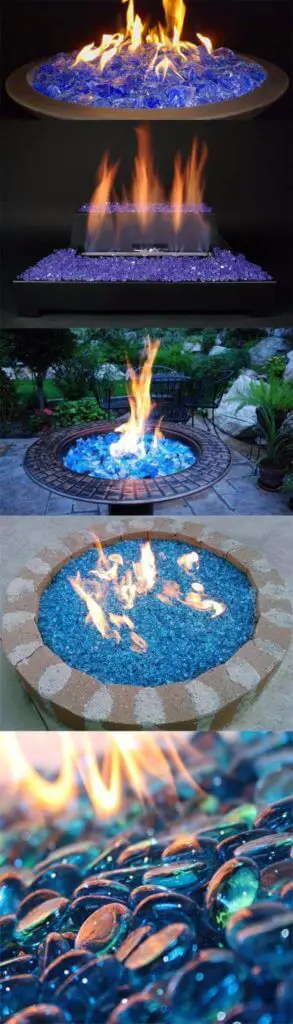 DIY Fireglass Ice On Fire Pit, DIY Fire Pit Ideas