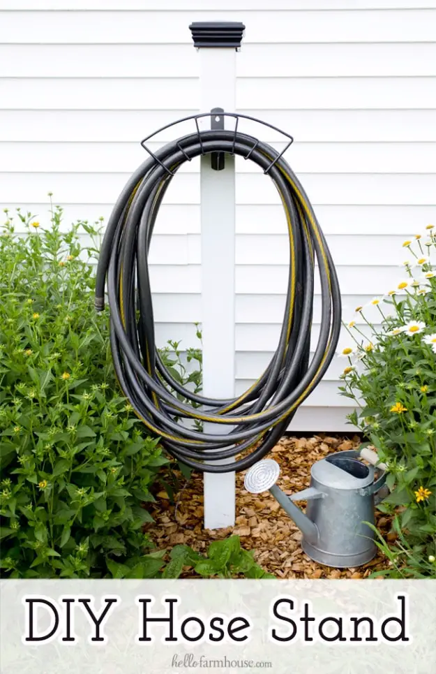 DIY Hose Stand, Garden Ideas and DIY Projects