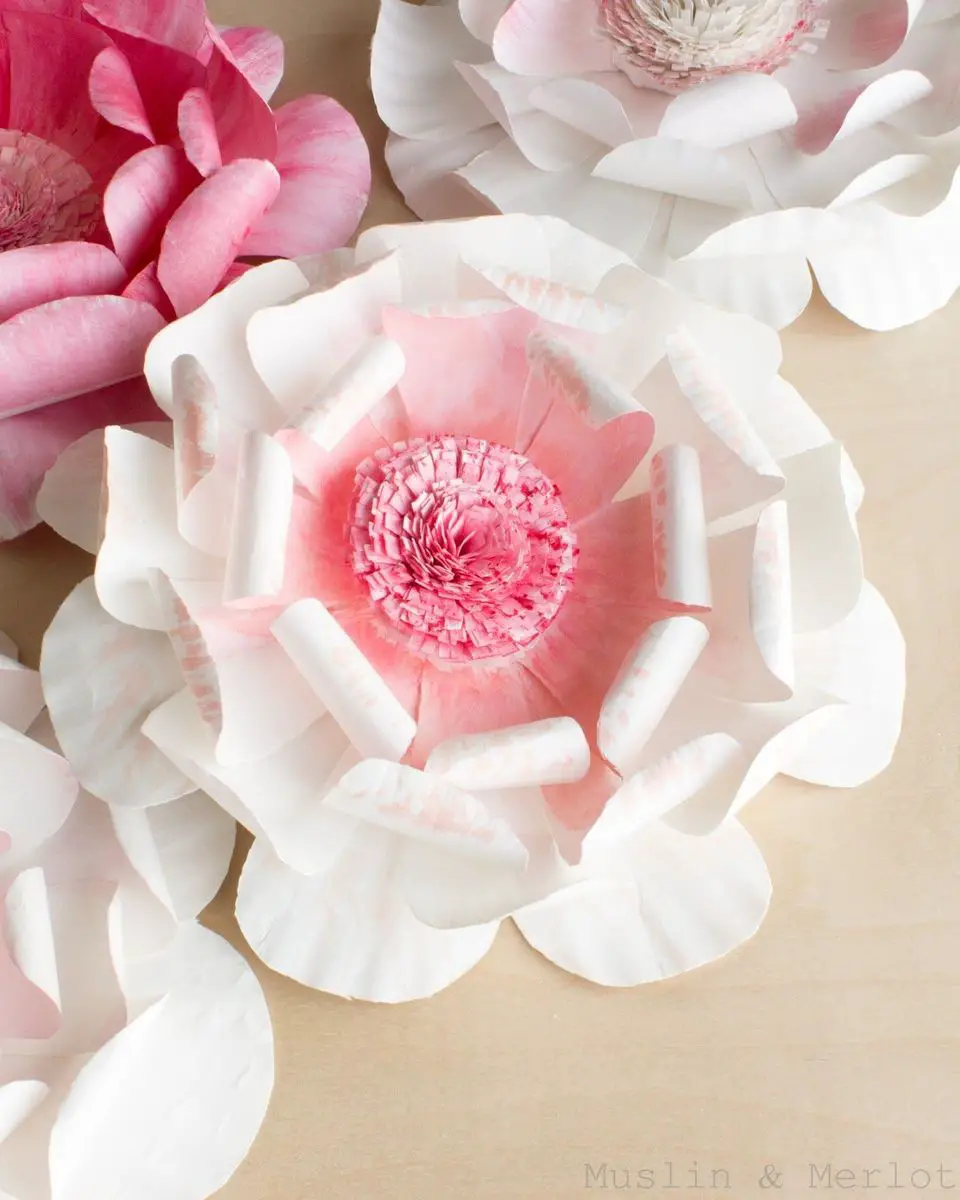 DIY Paper Plate Flowers, DIY Paper Crafts