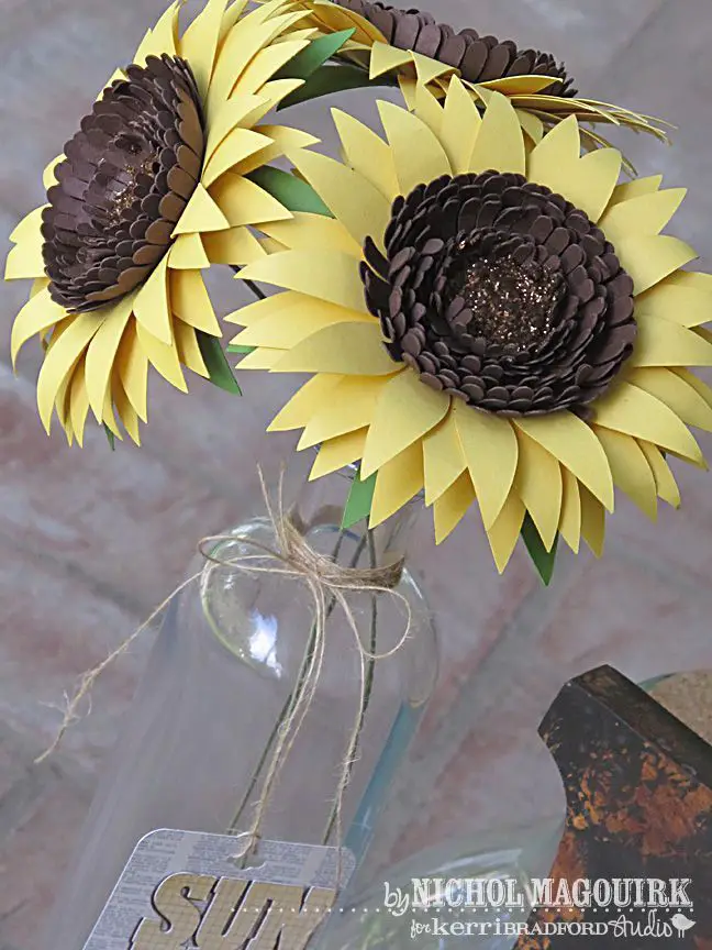 DIY Paper Sunflowers, DIY Paper Crafts and Ideaas