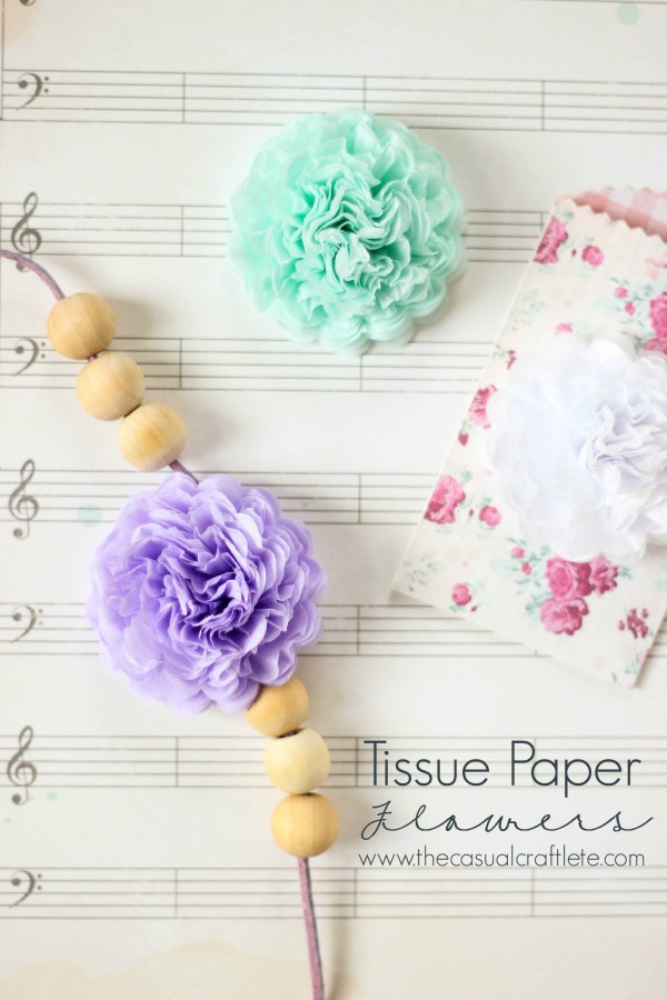 DIY Tissue Paper Flowers Crafts, DIY Ideas