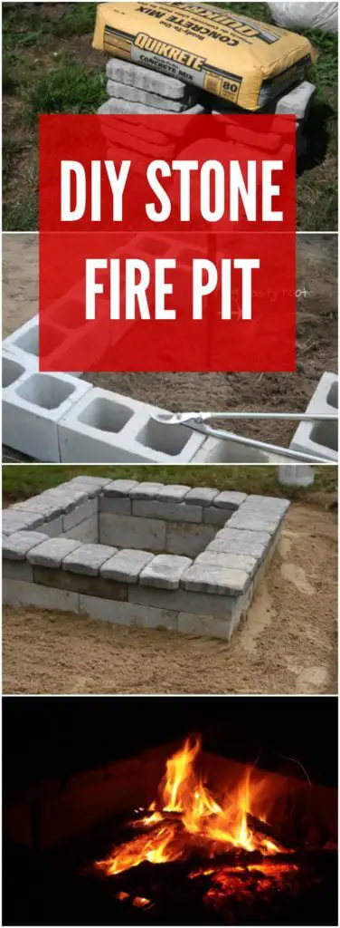 DIY Stone Fire Pit, DIY Fire Pit Ideas