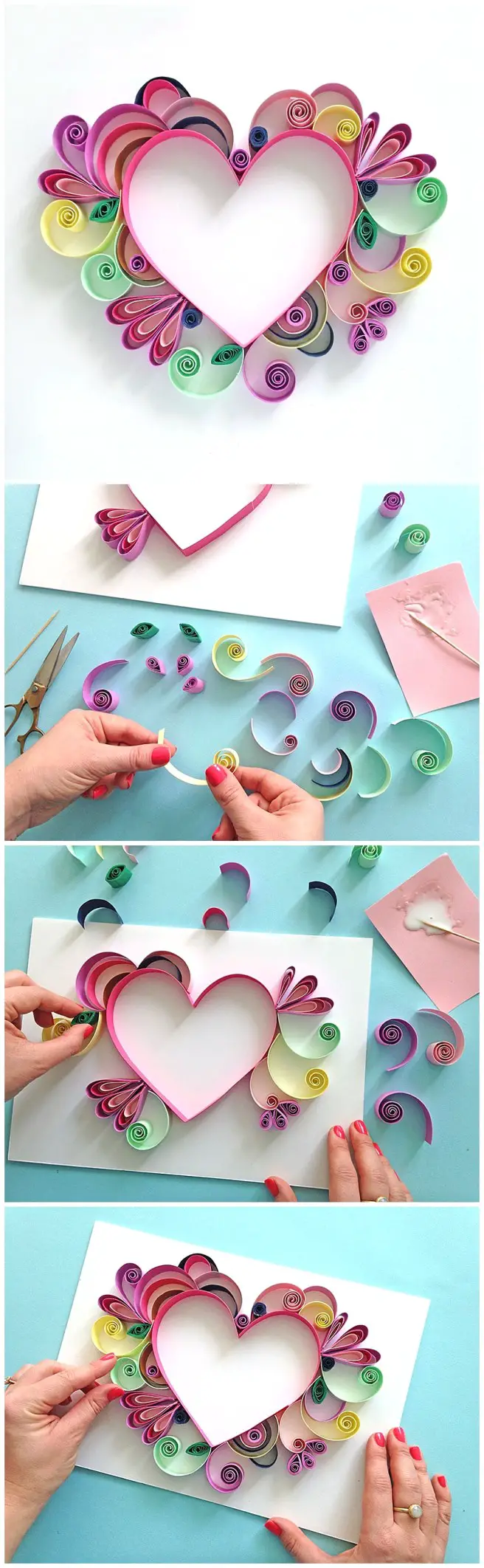 Heart Shaped DIY Paper Craft