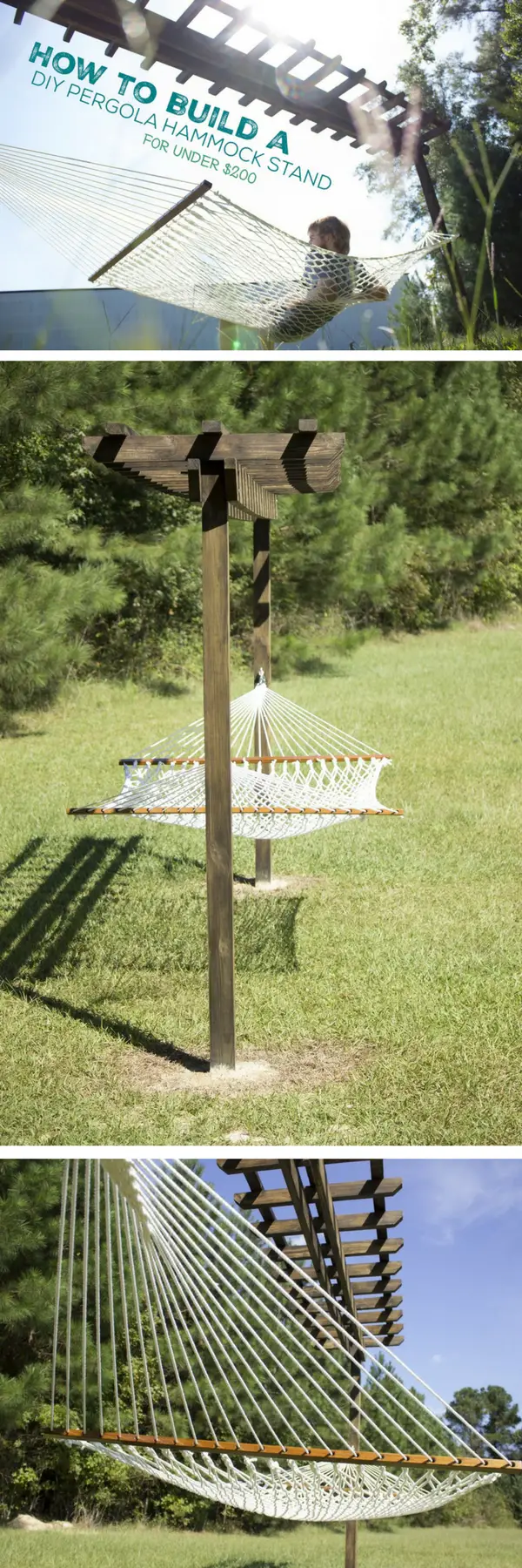 Pergola Hammock DIY Backyard and Garden Ideas