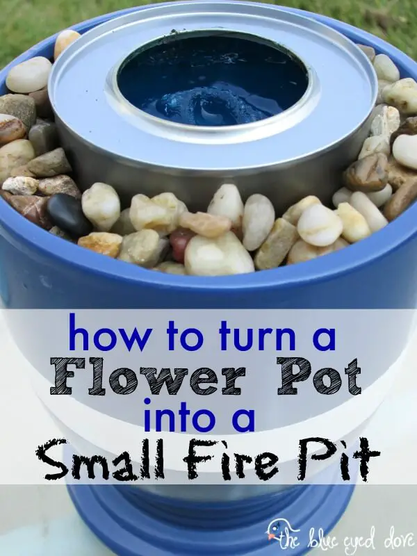 The Flower Pot Small Fire Pit, DIY Fire Pit Ideas