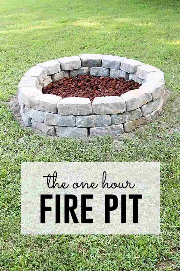The One Hour DIY Firepit, DIY Fire Pit Ideas