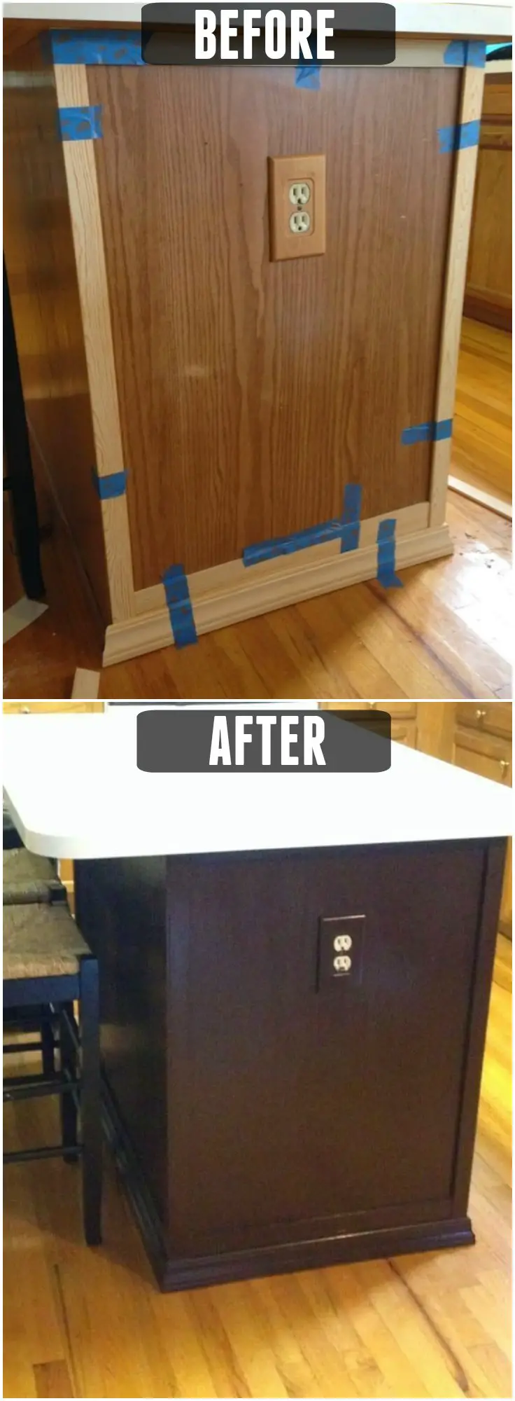 Before After, Upgrade cabinets, DIY Ideas To Upgrade Your Kitchen