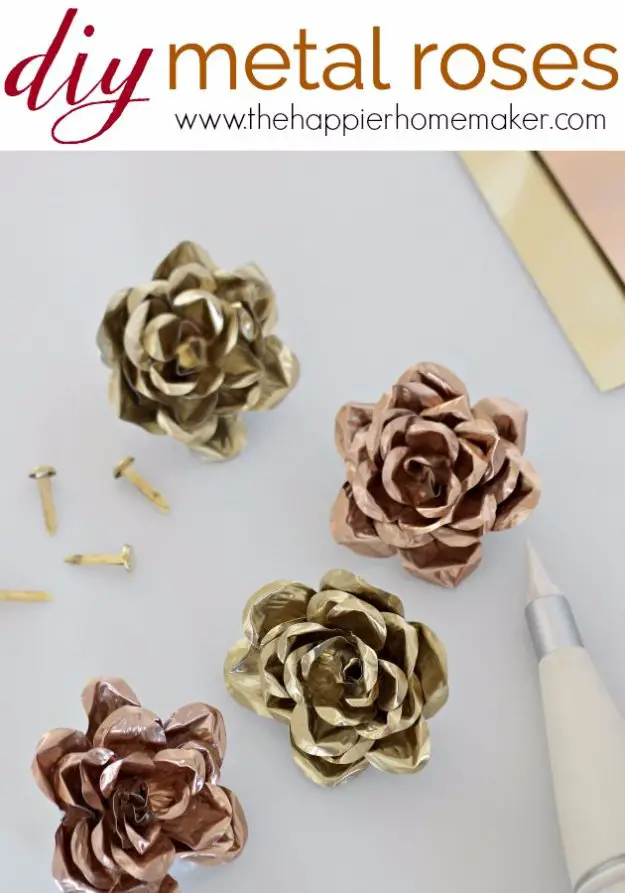 Crafts to Make and Sell,, Beautiful Metal Roses