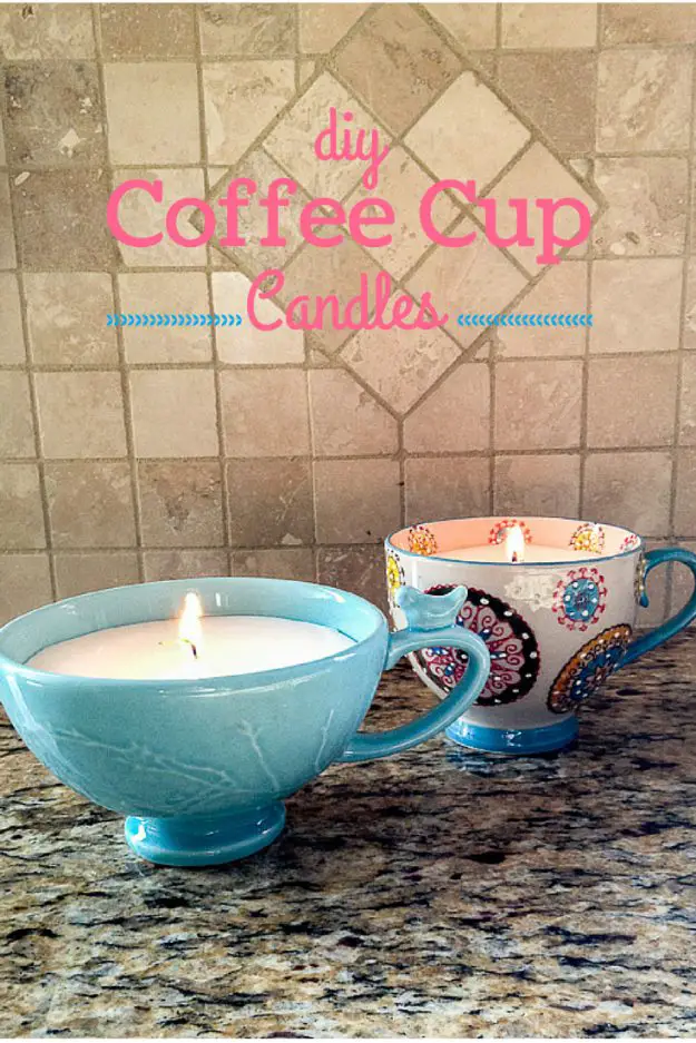 Crafts to Make and Sell, DIY Coffee Cup Candles