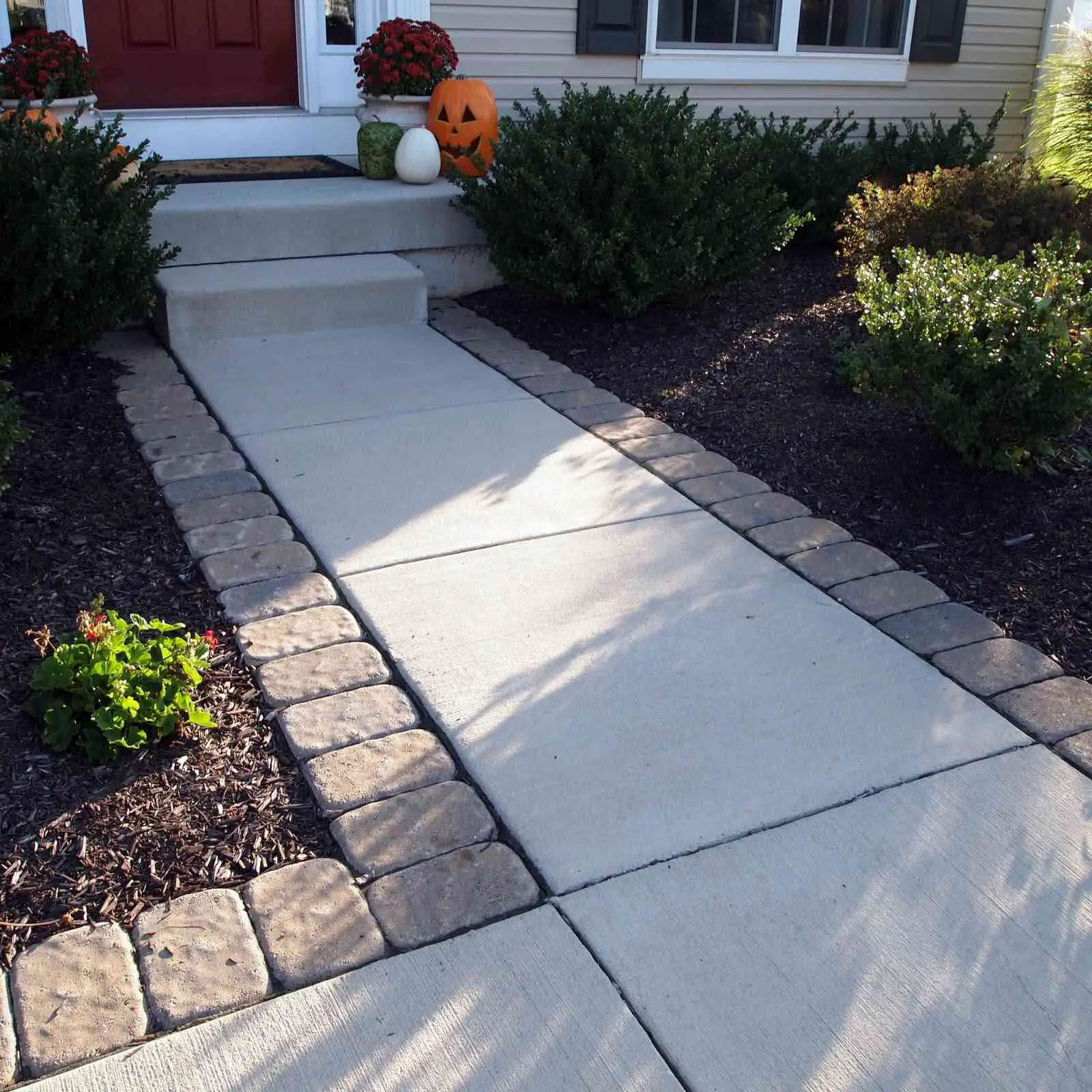 Curb Appeal Ideas, Beautiful Way to Add Appeal to Concrete