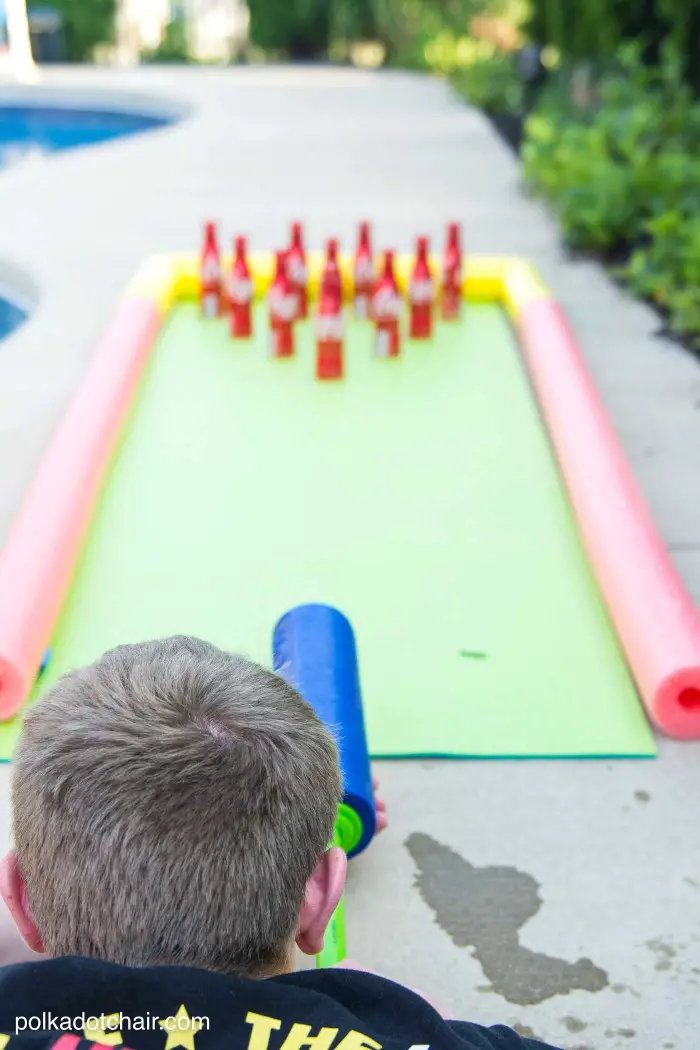 Coke Bottle DIY Bowling Backyard Game, DIY Backyard Games Perfect For Summer