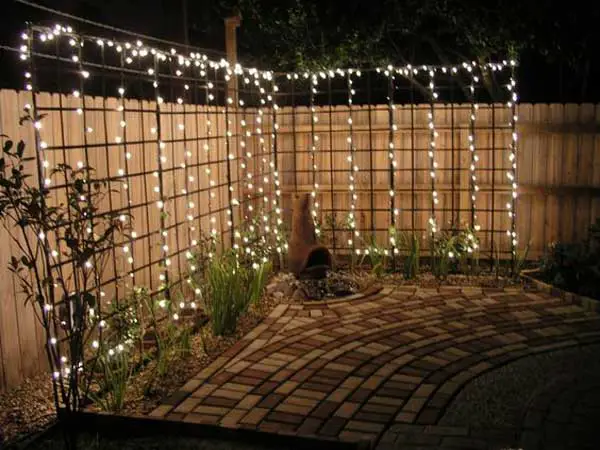 35+ AMAZING DIY Outdoor Lighting Ideas for the Garden, Wrought Iron Trellises