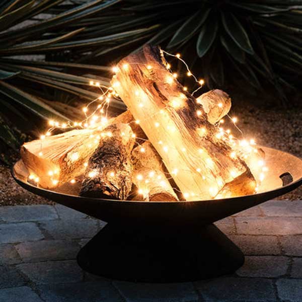 35+ AMAZING DIY Outdoor Lighting Ideas for the Garden, Fire Pit Lights