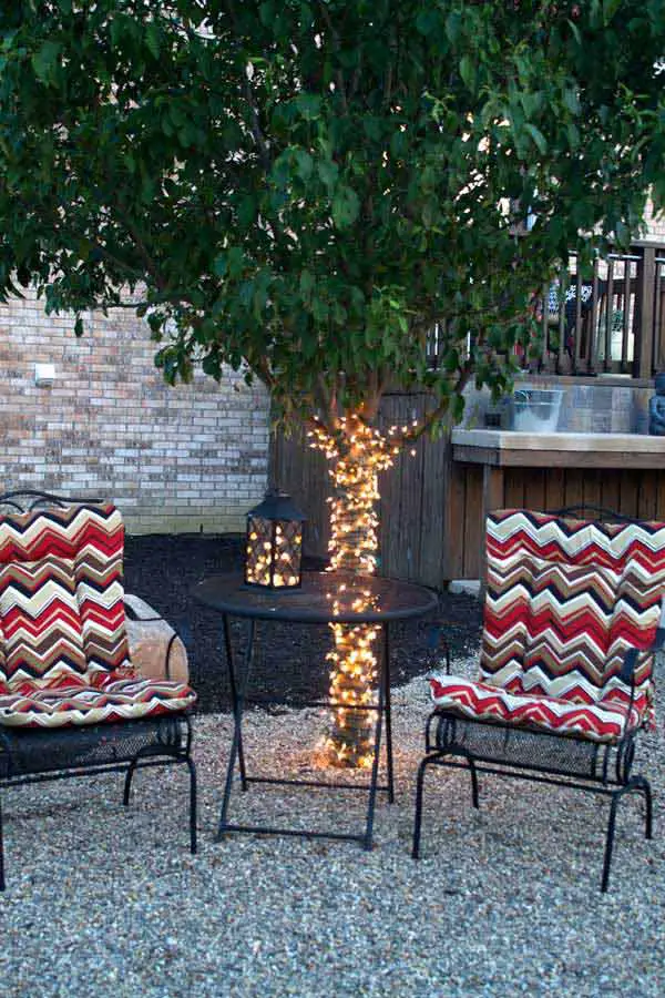 35+ AMAZING DIY Outdoor Lighting Ideas for the Garden, Cover a Tree with Lights