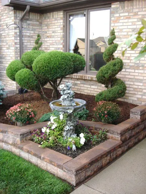 Evergreen Entryway, Front Yard Landscaping Ideas and projects