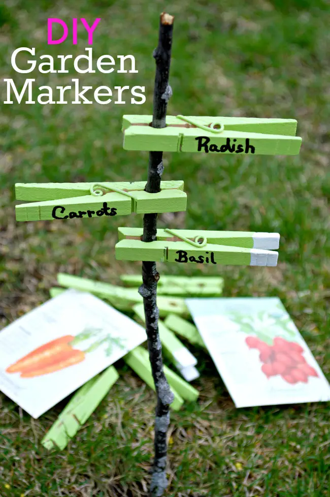 Beautiful Green Garden Markers, DIY Plant Labels