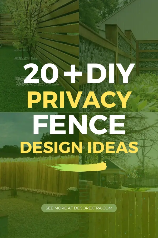 DIY Fences Find beautiful DIY Backyard Fence Design Ideas. Fencing Designs, Outdoor Fence Design Ideas to Inspire You #diy #backyard #fence