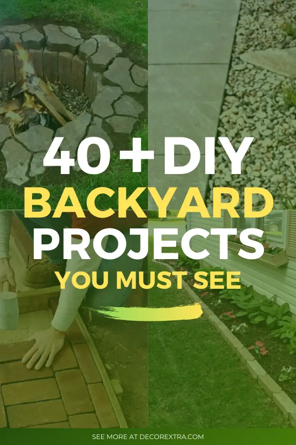 DIY Backyard Ideas! Find out our list of backyard projects to help you transform your garden into a beautiful place on a budget! #diy #backyard #backyardideas
