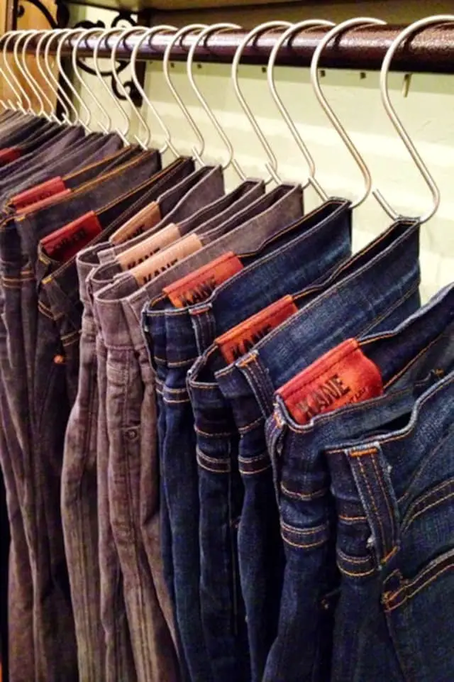 Closet Organization, Hang Your Jeans