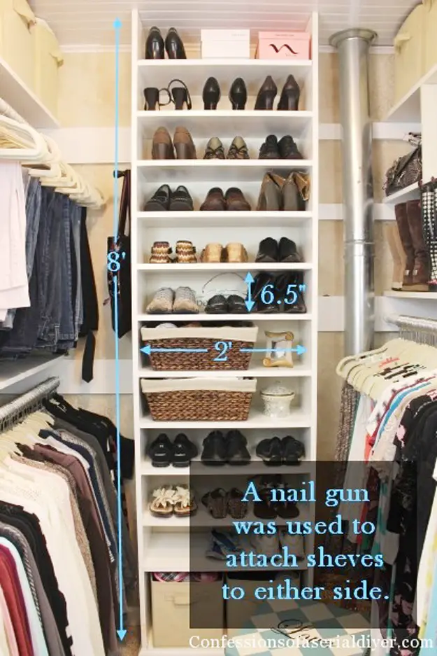 Closet Organization, How a Girl Built her Closet