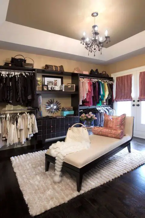 Closet Organization, Use the top of the cabinets