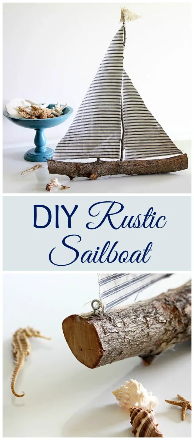 DIY Rustic Sailboat