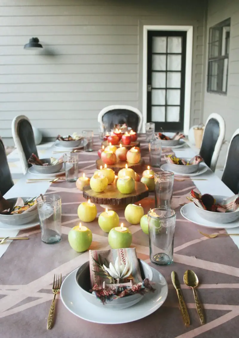 Fall Dinner Party Centerpieces