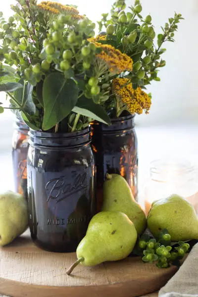 Stylish and Easy Fall Centerpiece