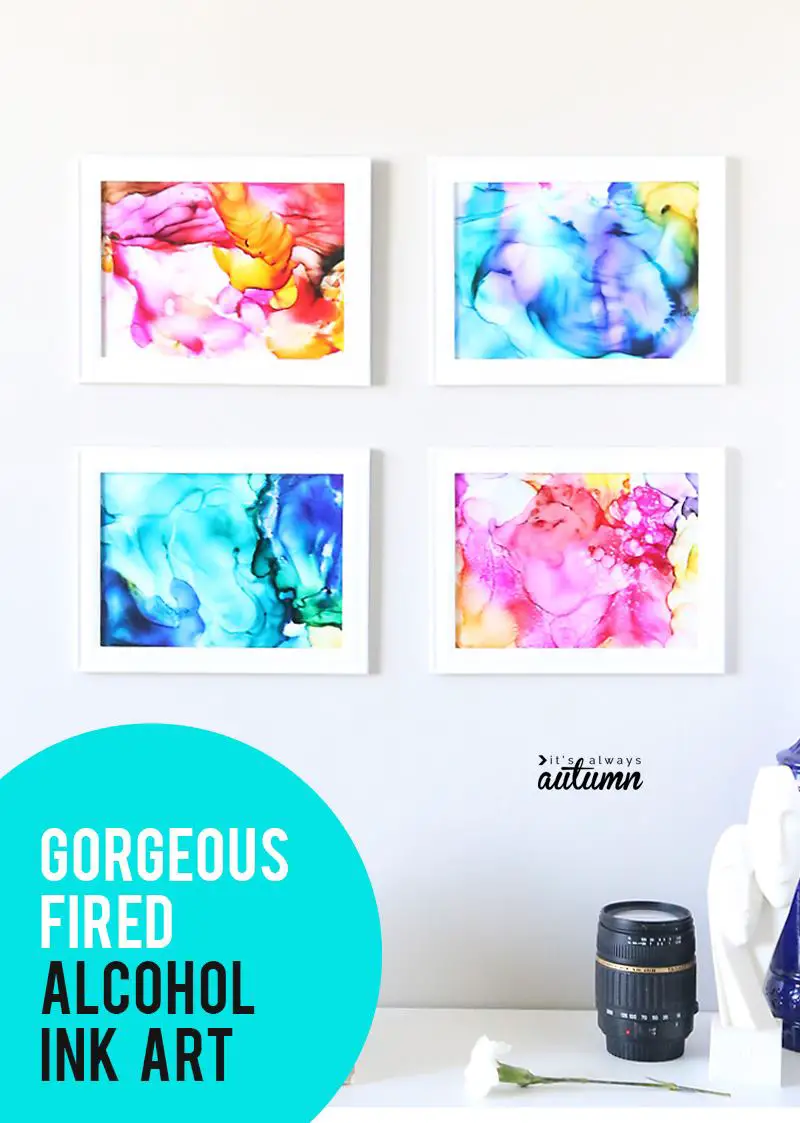 30+ Best DIY Wall Art Projects For Your Home, DIY Fired Ink Wall Art