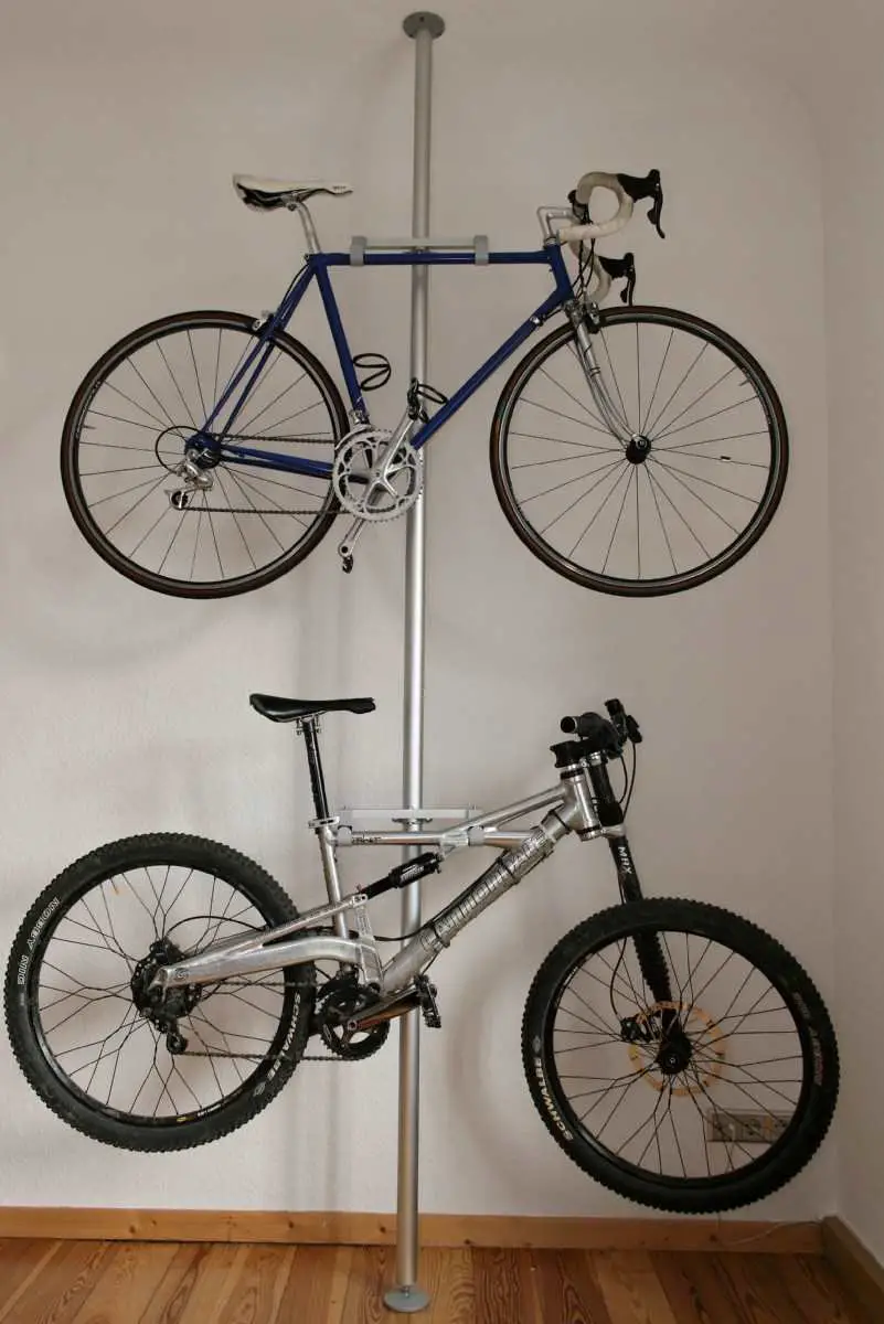 30+ BEST Garage Organization and Storage Ideas, Store Bikes Vertically