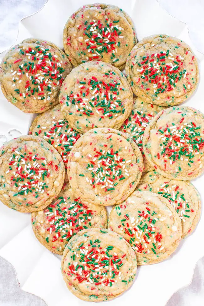 20+ Delicious Cookie Recipes and Ideas, Softbatch No-Roll Sprinkles Cookies