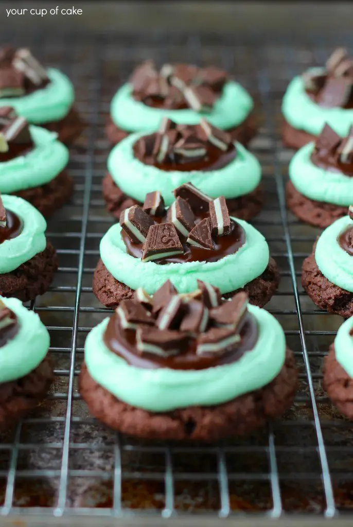 20+ Delicious Cookie Recipes and Ideas, Yummy Grasshopper Cookies with Andes Mints