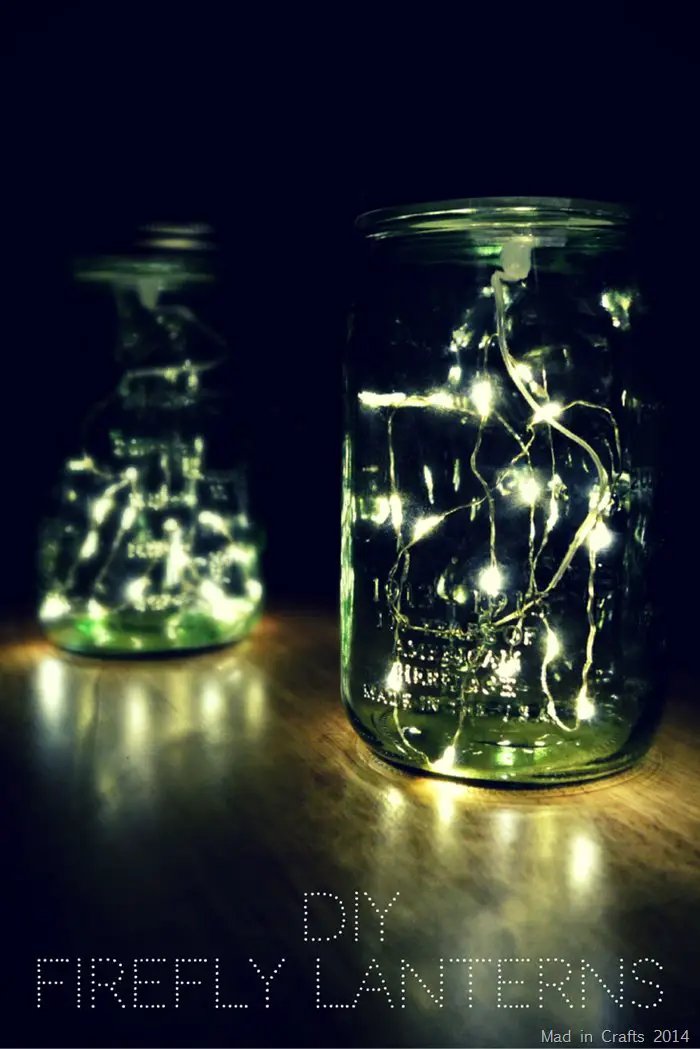 20+ Best DIY String Light Ideas For Your Home Decor, DIY Firefly Mason Jar Lights