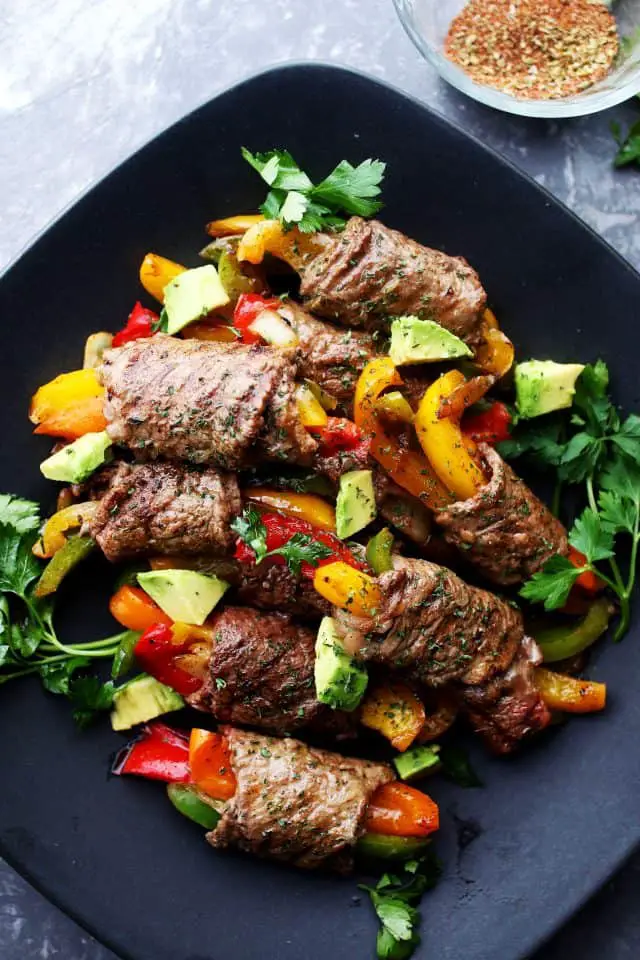 Steak Fajita Roll-Ups, Keto Dinners: 20+ Delicious Low Carb Ketogenic Dinner Recipes to Try Tonight