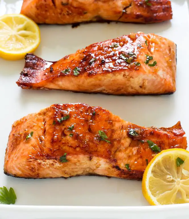 Easy 20 Minute Honey Garlic Salmon, Healthy Dinner Recipes