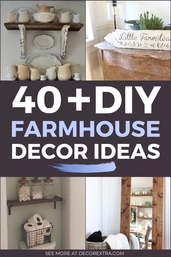 DIY Farmhouse Decor Ideas. Find amazing Do It Yourself Farmhouse Decor Ideas 